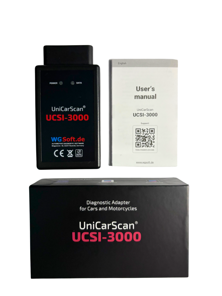 UniCarScan UCSI 2100 OBD2 Bluetooth scanner voor BimmerCode & MotoScan